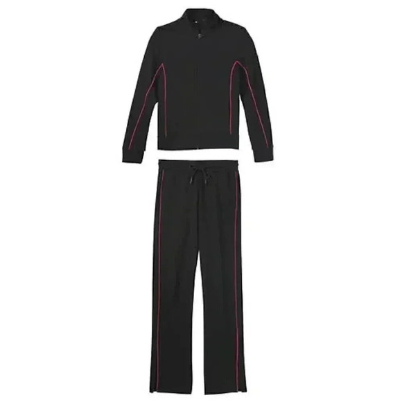 Vevo Active™ Women's Contrast Piped Track Set - Picture 3 of 7